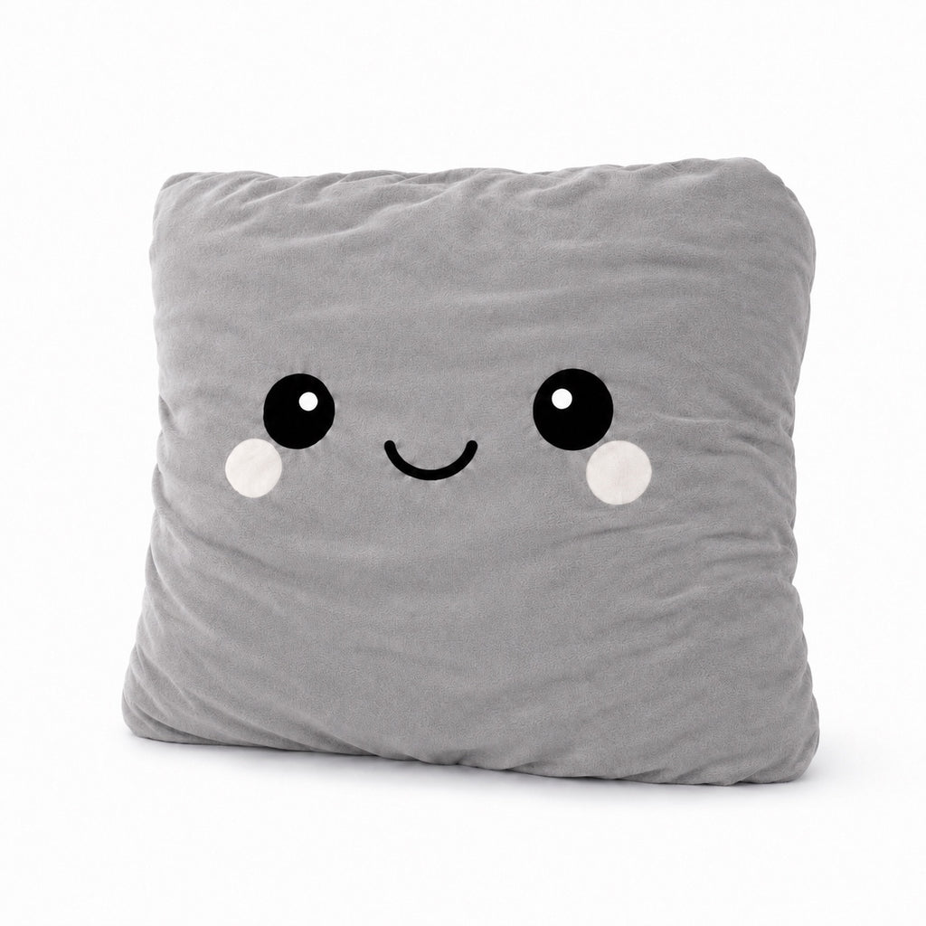 MY-KU-MO Smiley Face Pillow