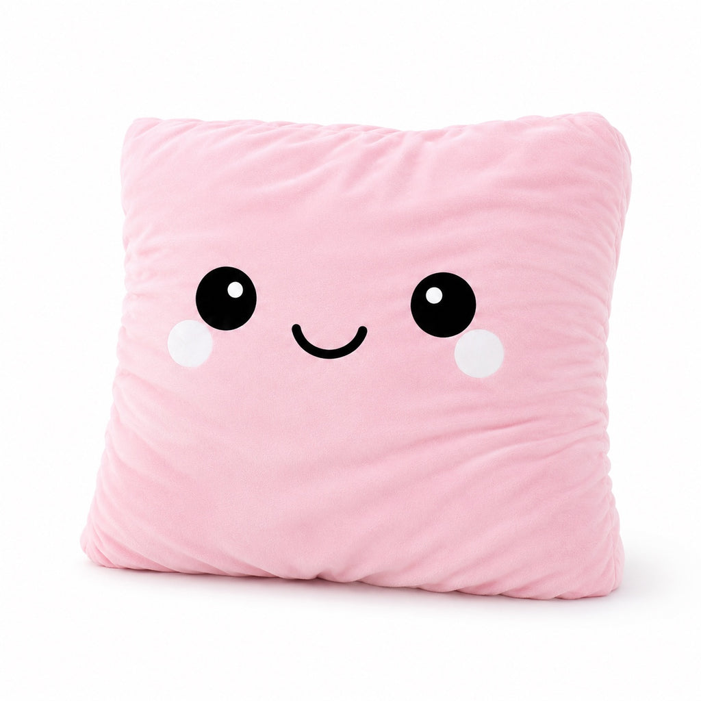 MY-KU-MO Smiley Face Pillow