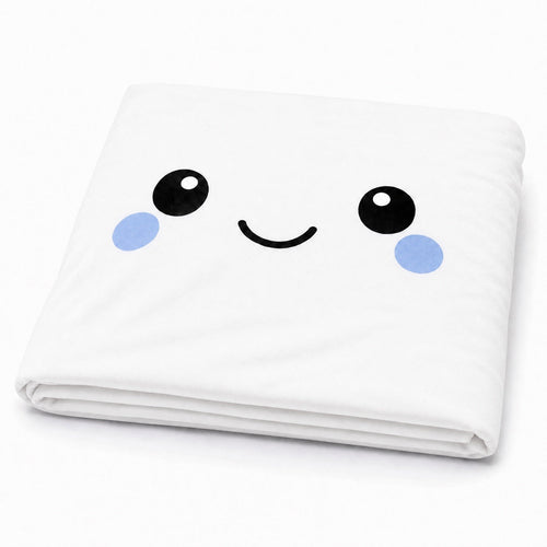 MY-KU-MO White pillowcase — washable Viscose from Bamboo replacement cover, cover only